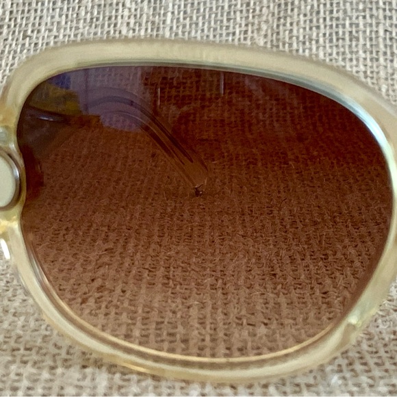 CHLOE Magnolia Gradient Sunglasses Soft Square Frames Brown Gradient Lenses - Picture 10 of 14